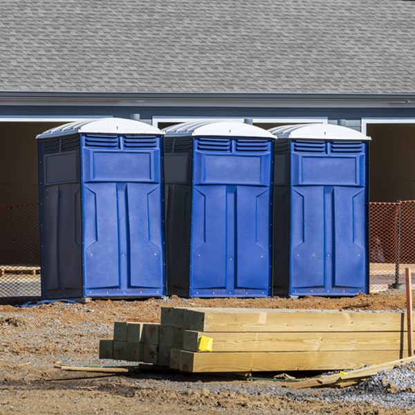 what is the expected delivery and pickup timeframe for the porta potties in Burns Wyoming